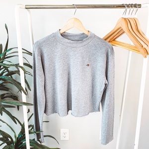 Tommy Hilfiger UO Mock Neck Crop Top - Size M